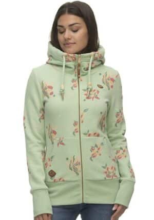 Ragwear Kapuzensweatjacke »NESKA FLOWER ZIP«