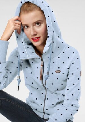 Ragwear Sweatjacke »NESKA DOTS O ZIP«