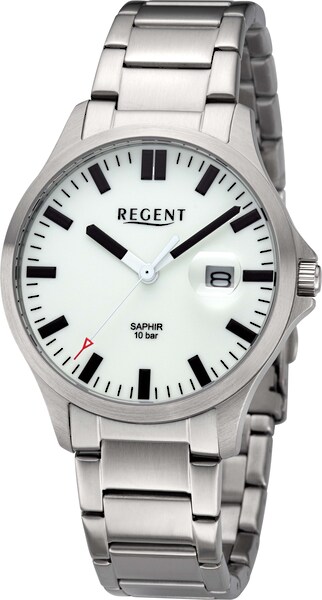 Regent Quarzuhr »BA-795 - 30411SS«