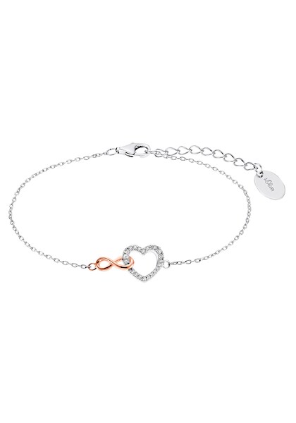 s.Oliver Armband »Infinity/Unendlichkeitsschleife/Herz