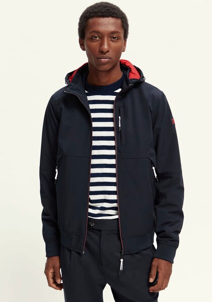 Scotch & Soda Outdoorjacke »Stretch Nylon hooded jacket«