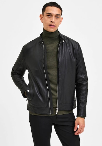 SELECTED HOMME Lederjacke »ARCHIVE CLASSIC LEATHER JKT«