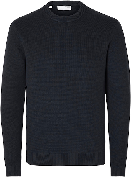 SELECTED HOMME Rundhalspullover »SLHDANE LS KNIT STRUCTURE CREW NECK NOOS«