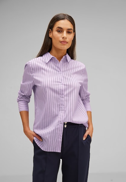 STREET ONE Longbluse »Office Streifenbluse LTD QR Striped office blouse«
