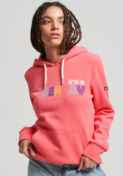 Superdry Kapuzensweatshirt »VINTAGE RETRO RAINBOW HOOD«