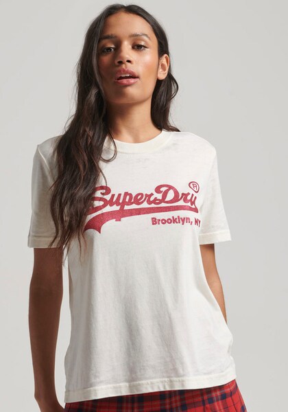 Superdry Rundhalsshirt »EMBELLISHED VL T SHIRT«