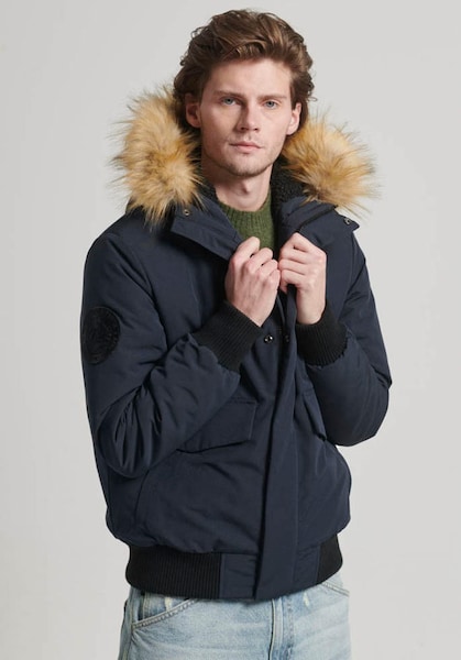 Superdry Steppjacke »EVEREST HOODED PUFFER BOMBER«