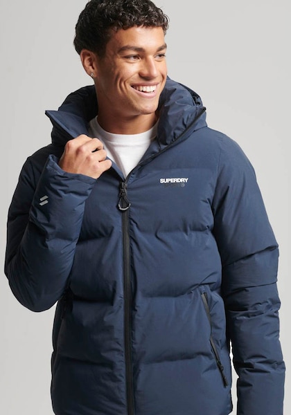 Superdry Steppjacke »HOODED BOXY PUFFER JACKET«