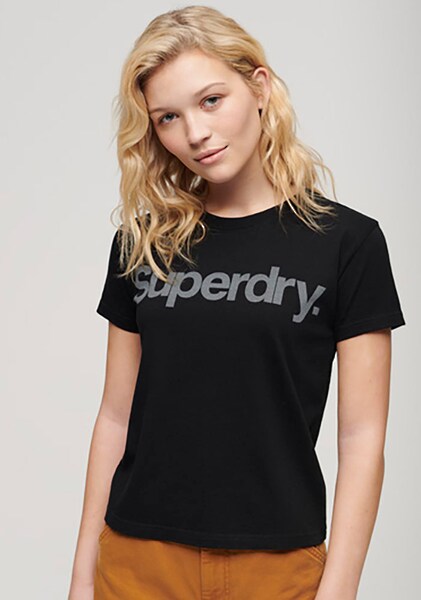 Superdry T-Shirt »CORE LOGO CITY FITTED TEE«