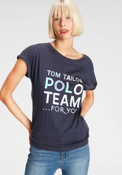 TOM TAILOR Polo Team Print-Shirt