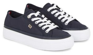 Tommy Hilfiger Plateausneaker »ESSENTIAL VULC CANVAS SNEAKER«