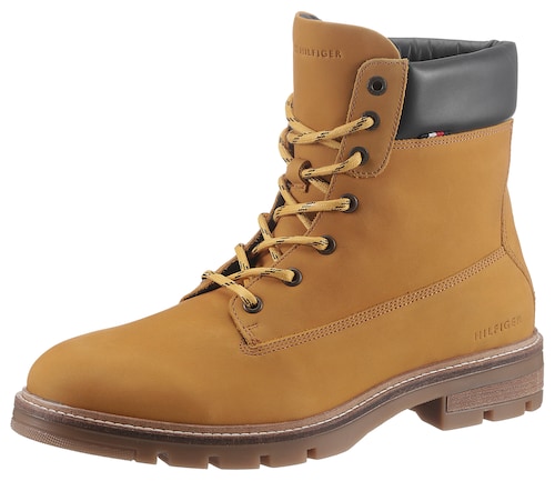 Tommy Hilfiger Schnürboots »HILFIGER PADDED NUBUCK BOOT«