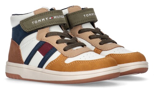 Tommy Hilfiger Sneaker »FLAG HIGH TOP LACE-UP/VELCRO SNEAKER«