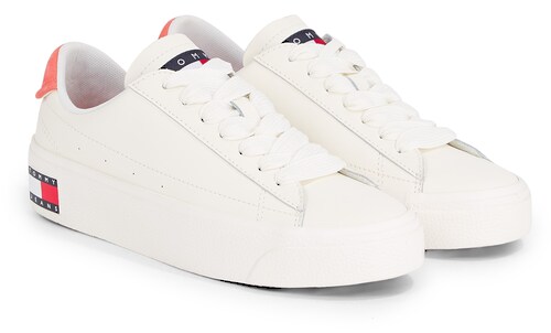 Tommy Jeans Plateausneaker »TJW LEATHER VULC. FLATFORM«