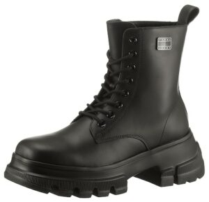 Tommy Jeans Schnürboots »TJW CHUNKY LEATHER BOOT«