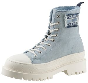 Tommy Jeans Schnürboots »TJW FOXING DENIM BOOT«