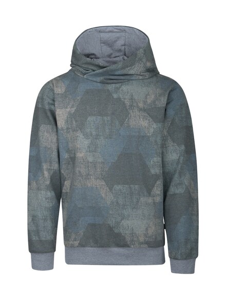 Trigema Kapuzensweatshirt »TRIGEMA Hoodie mit modischem Print-Muster«