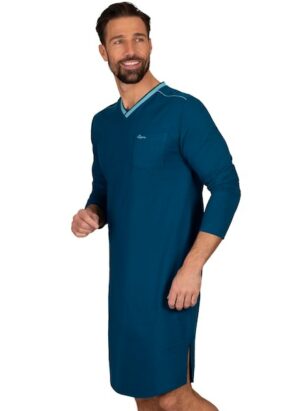 Trigema Pyjama »TRIGEMA Herren-Nachthemd aus Biobaumwolle (kbA)«