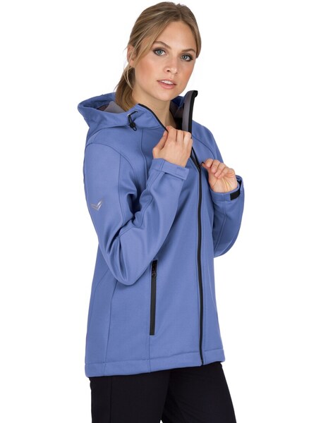 Trigema Softshelljacke »TRIGEMA Taillierte Softshell–Kapuzenjacke«