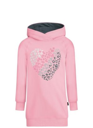 Trigema Sweatshirt »TRIGEMA Sweatkleid Herz im Leo-Print-Look«