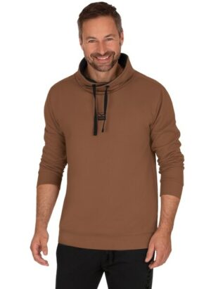 Trigema Sweatshirt »TRIGEMA Sweatshirt mit Schalkragen«