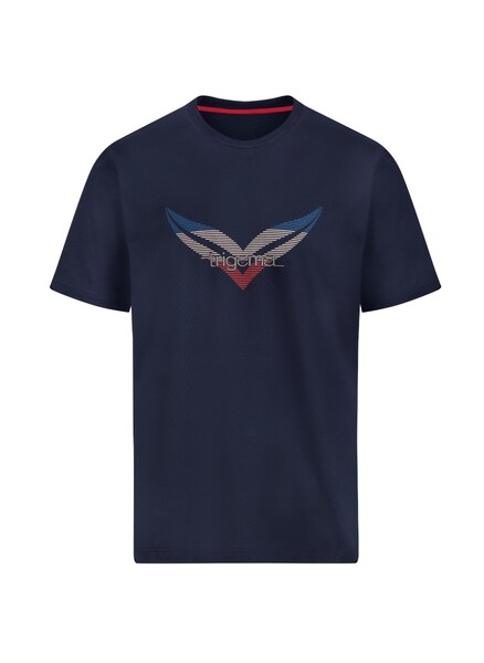Trigema T-Shirt »TRIGEMA T-Shirt mit großem Logo-Print«