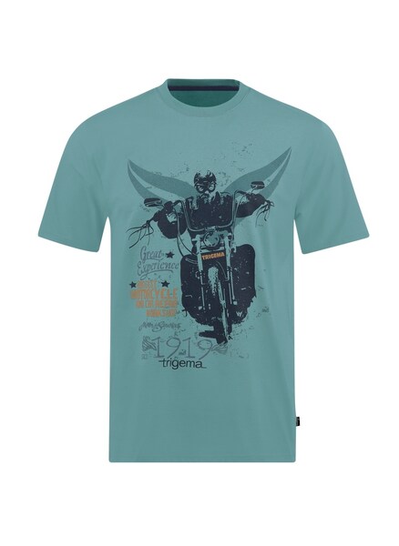 Trigema T-Shirt »TRIGEMA T-Shirt mit Motorrad-Print«