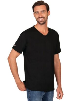 Trigema T-Shirt »TRIGEMA V-Shirt aus 100% Bio-Baumwolle (kbA)«