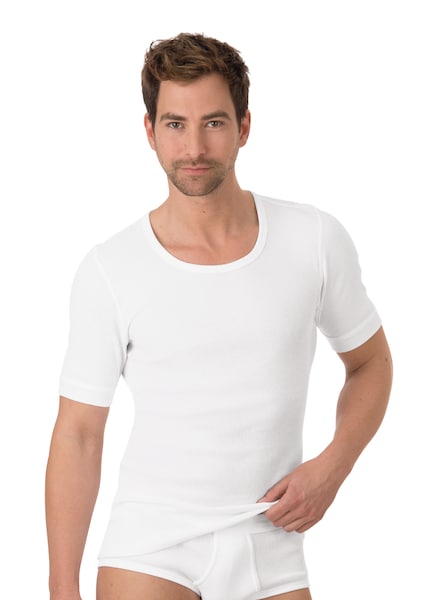 Trigema Unterhemd »TRIGEMA Halbarm-Unterhemd Doppelripp im Doppelpack«