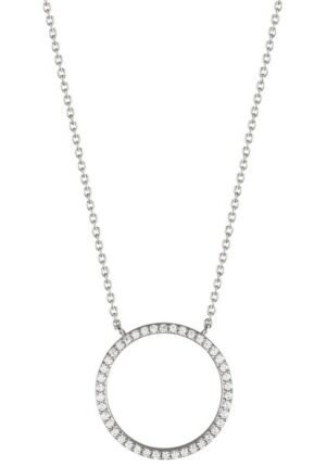 UNIKE JEWELLERY Kette mit Anhänger »GLOW CIRCLE ROUND KREIS RUND