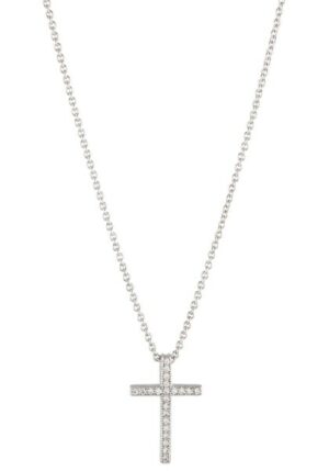 UNIKE JEWELLERY Kette mit Anhänger »MEANINGFUL CROSS KREUZ