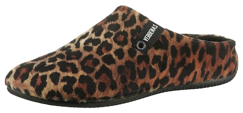 VERBENAS Pantoffel »York Print animal«