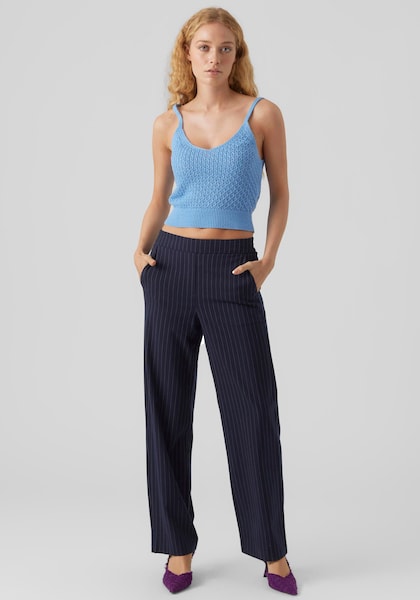 Vero Moda Anzughose »VMLISCOOKIE HR WIDE PINSTRIPE PANT BOO«