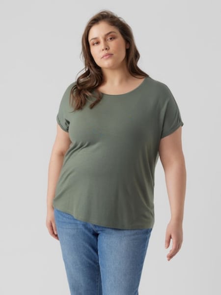 Vero Moda Curve Rundhalsshirt »VMAYA PLAIN SS TOP GA NOOS CURVE«