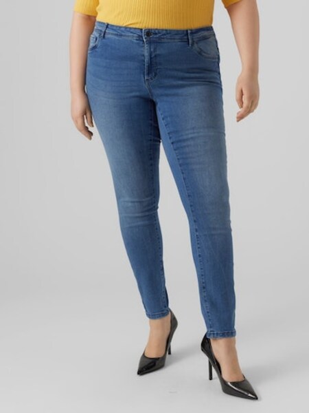 Vero Moda Curve Slim-fit-Jeans »VMFANYA SLIM JEANS MB GA CUR NOOS«