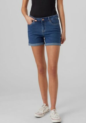 Vero Moda Jeansshorts »VMLUNA MR FOLD SHORTS MIX GA NOOS«