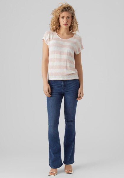 Vero Moda Kurzarmshirt »VMWIDE STRIPE S/L TOP GA JRS NOOS«