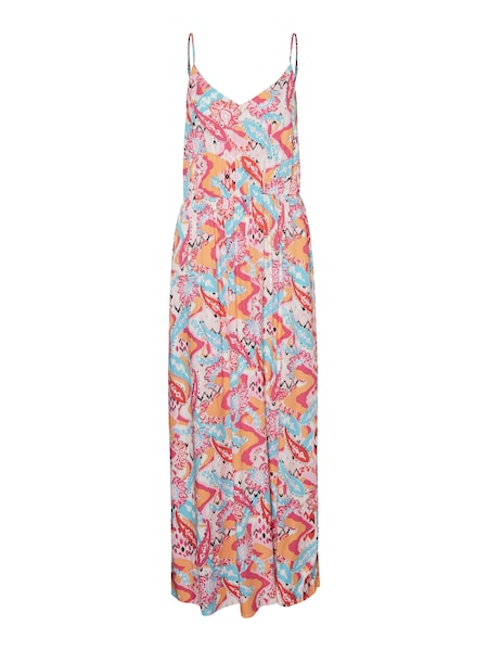 Vero Moda Maxikleid »VMUSSI S/L ANKLE DRESS WVN BTQ«