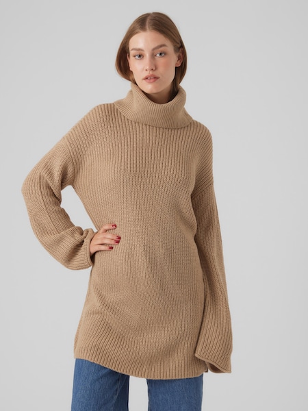 Vero Moda Rollkragenpullover »VMSAYLA LS OVERSIZE COWLNK PULLOVER BOO«