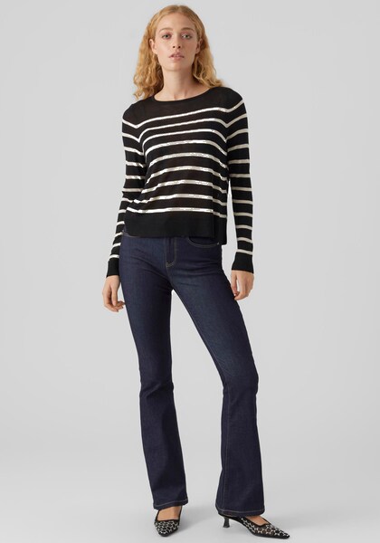 Vero Moda Rundhalspullover »VMNOVA LS O-NECK PULLOVER GA NOOS«