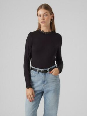 Vero Moda Stehkragenshirt »VMROSA LS HIGHNECK TOP JRS NOOS«