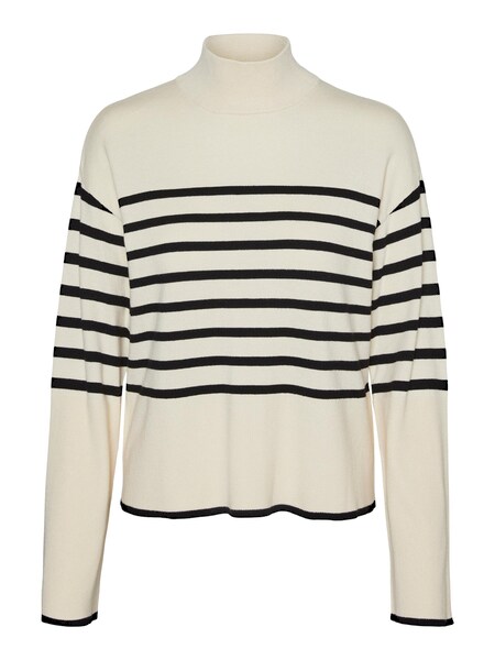 Vero Moda Strickpullover »VMNEWHAPPINESS LS HIGHNK PULLOVER GA BOO«