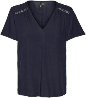 Vero Moda V-Shirt »VMBLANCA SS TOP WVN GA«