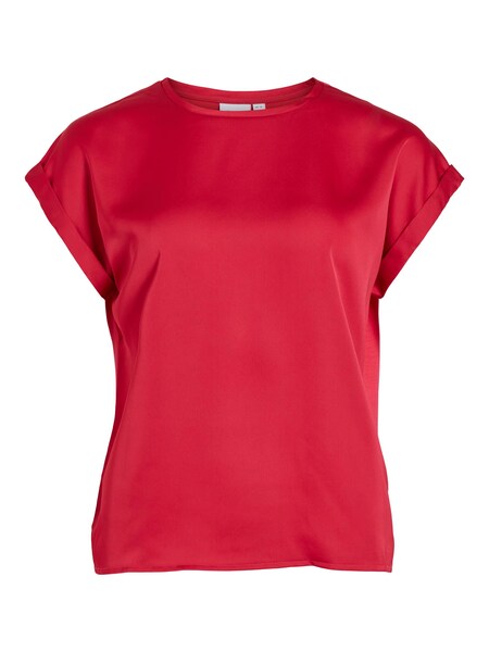 Vila Kurzarmshirt »VIELLETTE S/S SATIN TOP - NOOS«