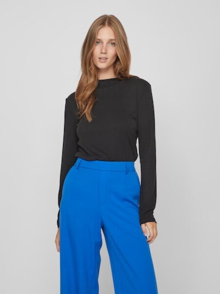 Vila Langarmshirt »VILULLU ROLLNECK RIB L/S TOP/SU - NOOS«