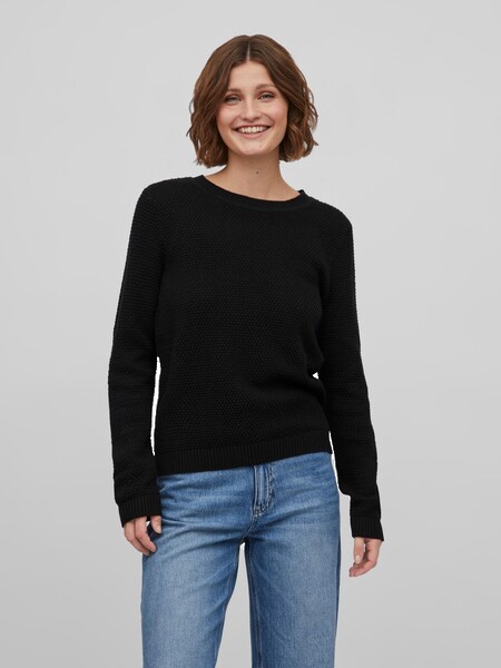 Vila Rundhalspullover »VIDALO O-NECK L/S KNIT TOP- NOOS«