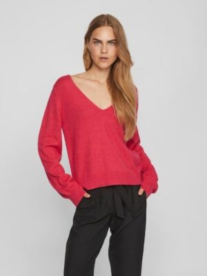 Vila V-Ausschnitt-Pullover »VIRIL REV V-NECK L/S TOP - NOOS«