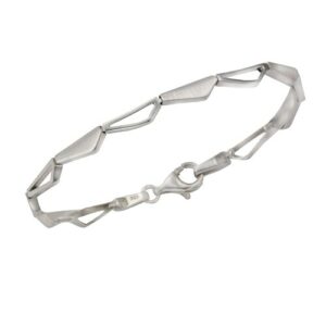 Vivance Armband »925/- Sterling Silber rhodiniert 19cm«