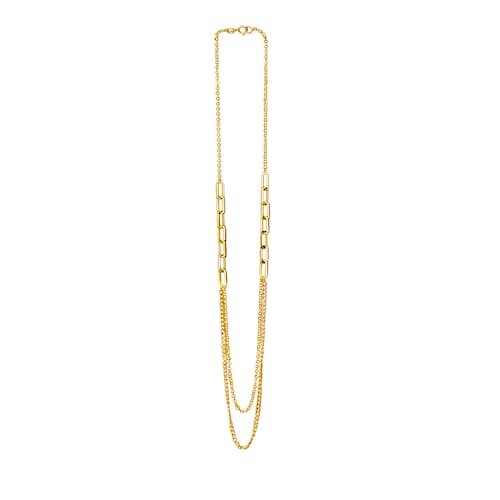 Vivance Collierkettchen »375/- Gelbgold 2-reihig Kettenmix«