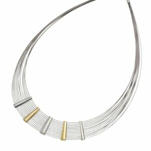 Vivance Collierkettchen »925/- Sterling Silber rhodiniert + Stahl«